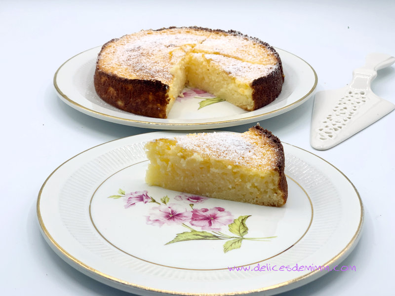 Gâteau fondant à la ricotta (sans gluten)