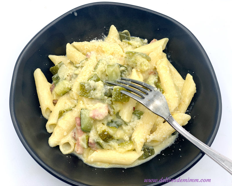 Penne aux courgettes