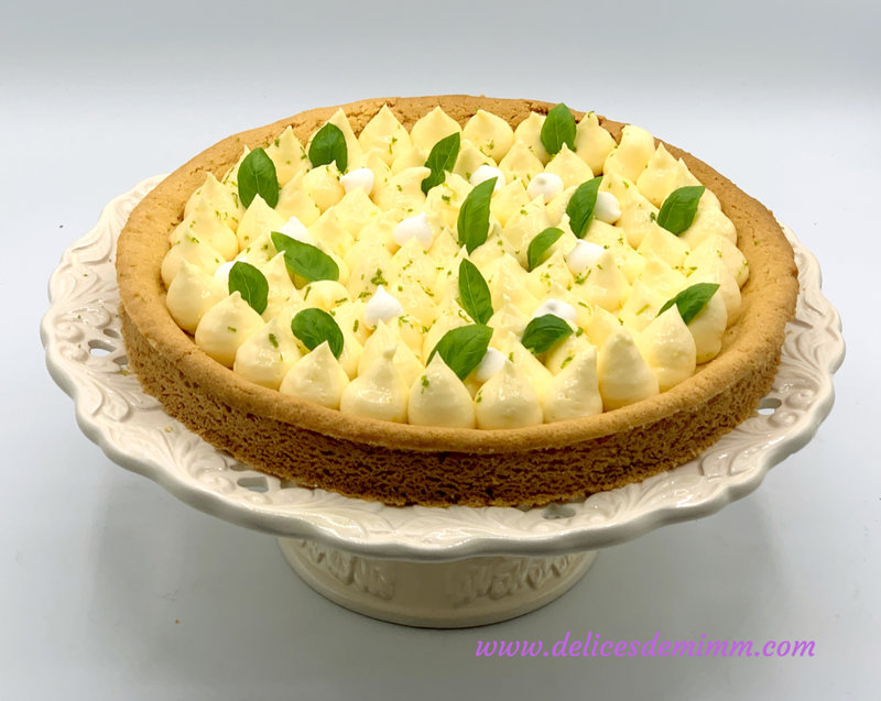 Tarte au citron sur sablé breton