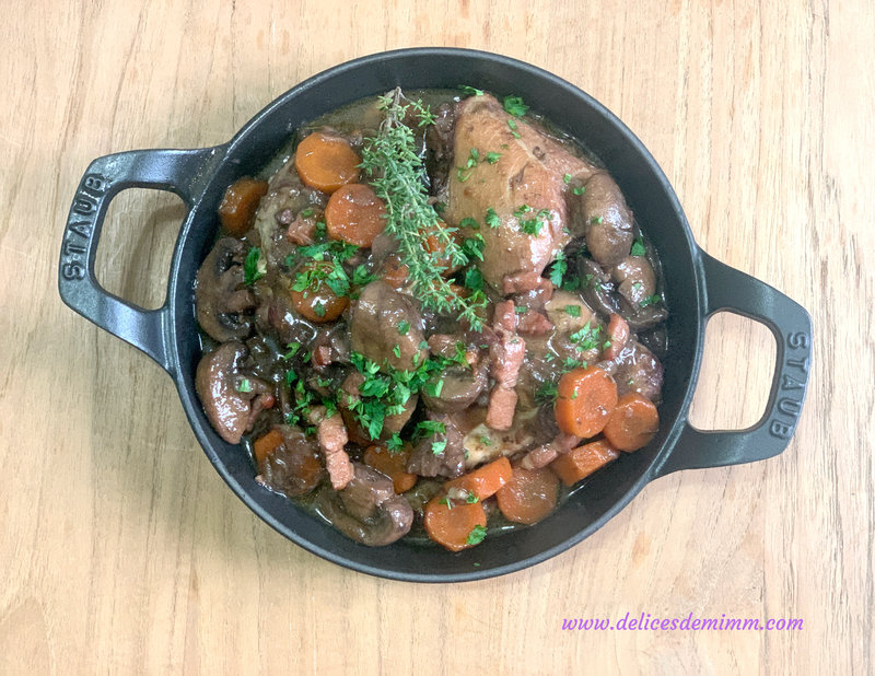 Poulet à la bourguignonne (au Cookeo ou pas)