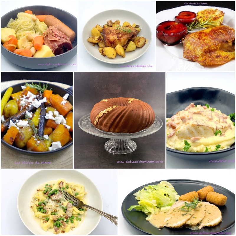 Mon menu de la semaine 12/02/2024