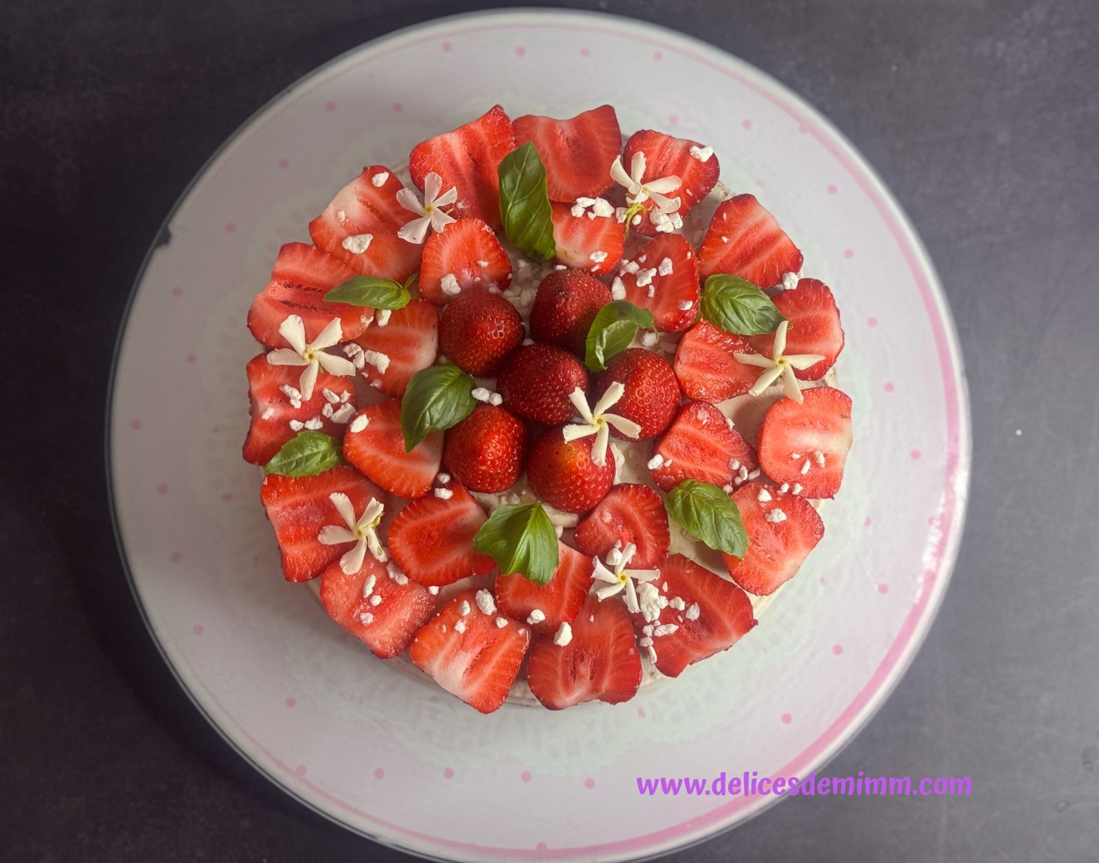 Comme une forêt-blanche aux fraises...