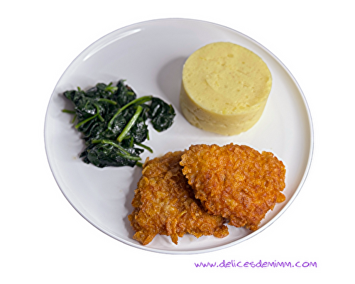 Escalopes de dinde panées aux corn flakes (sans gluten)