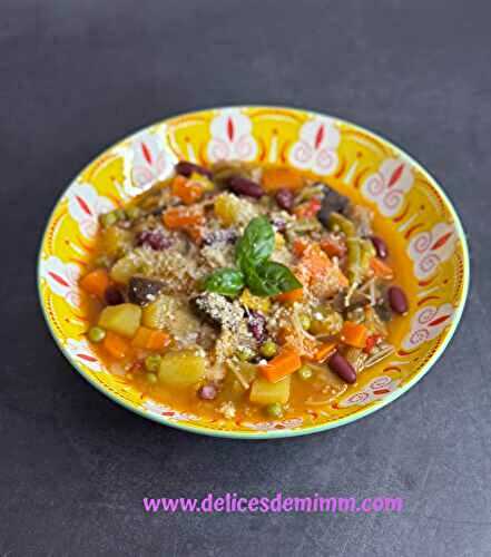 Un minestrone pour les soirées qui rafraîchissent