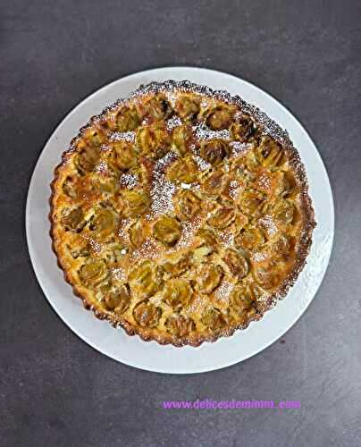 Tarte amandine aux reines-claudes