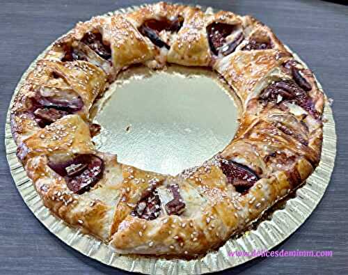 Tarte soleil aux figues et au chèvre
