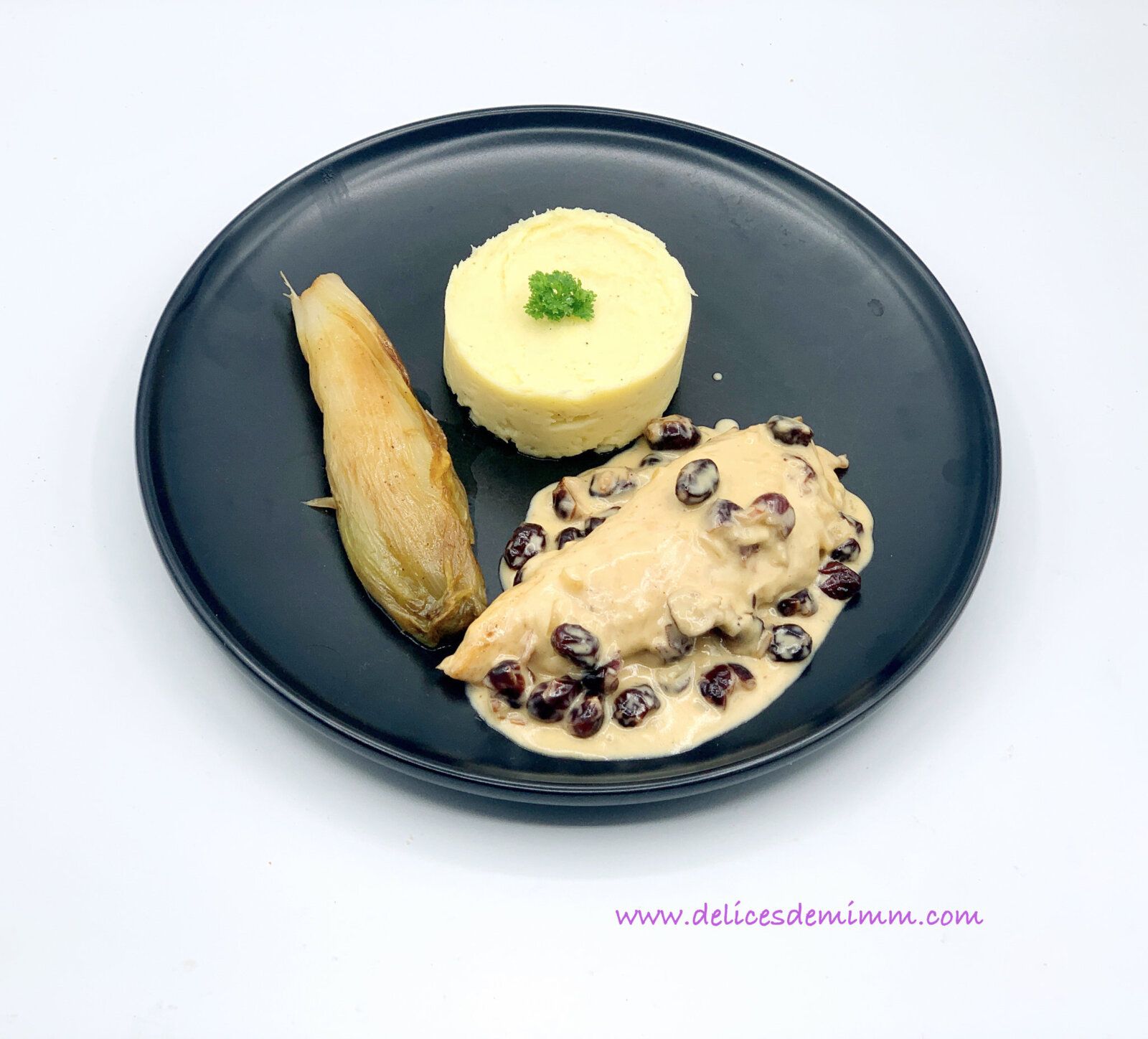 Aiguillettes de dinde au Prosecco et aux cranberries