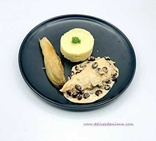 Aiguillettes de dinde au Prosecco et aux cranberries