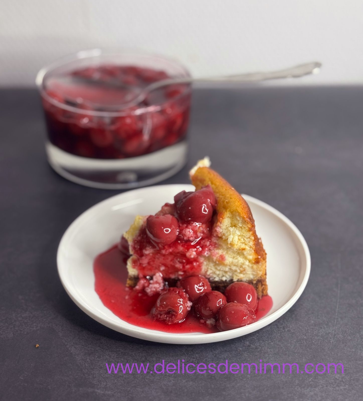 Cheesecake aux cerises