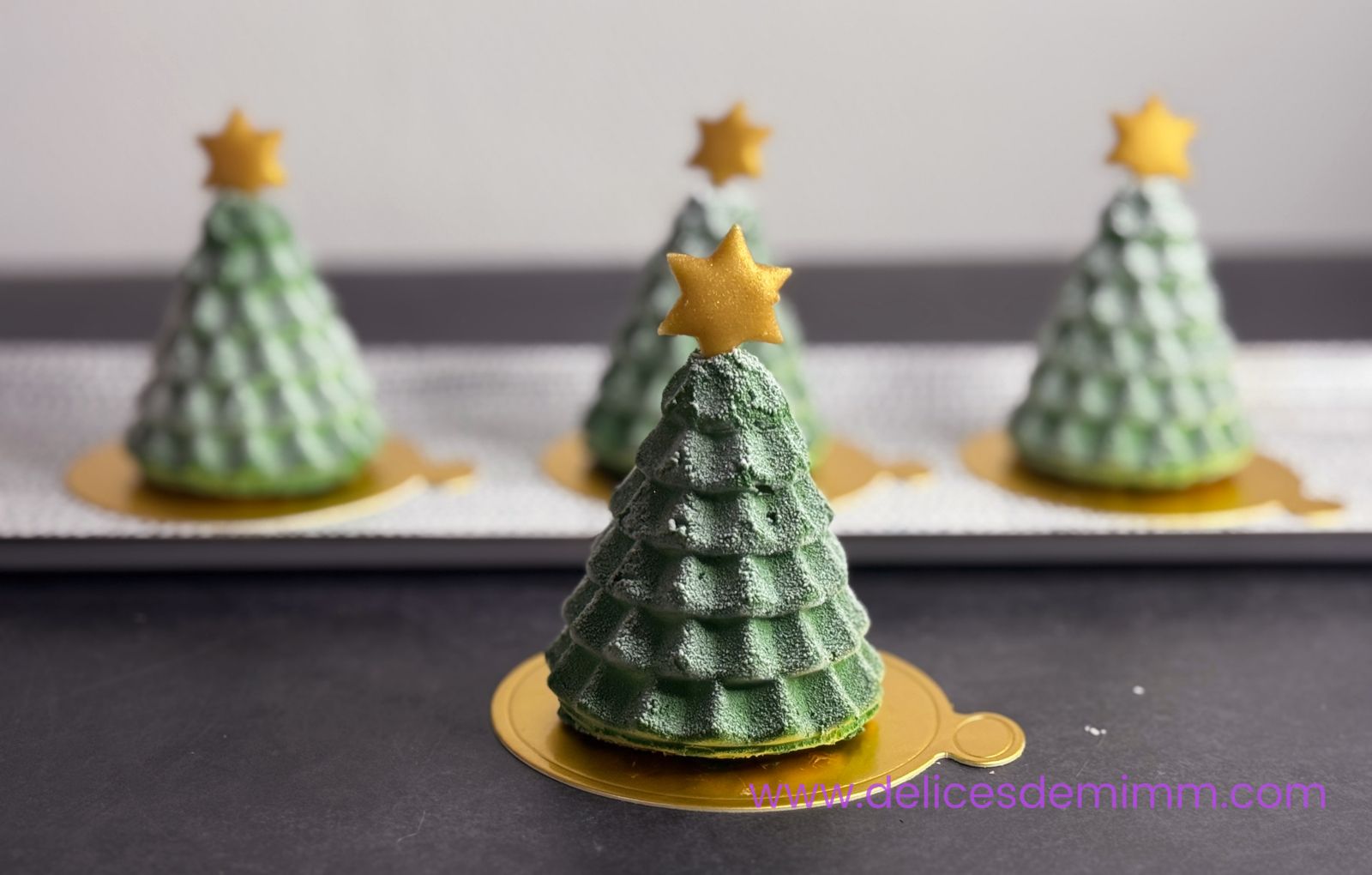 Petits sapins Pistache et Framboise