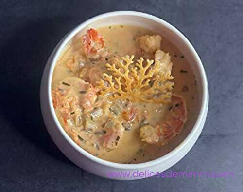 Scampis, sauce entre Sambre et Meuse