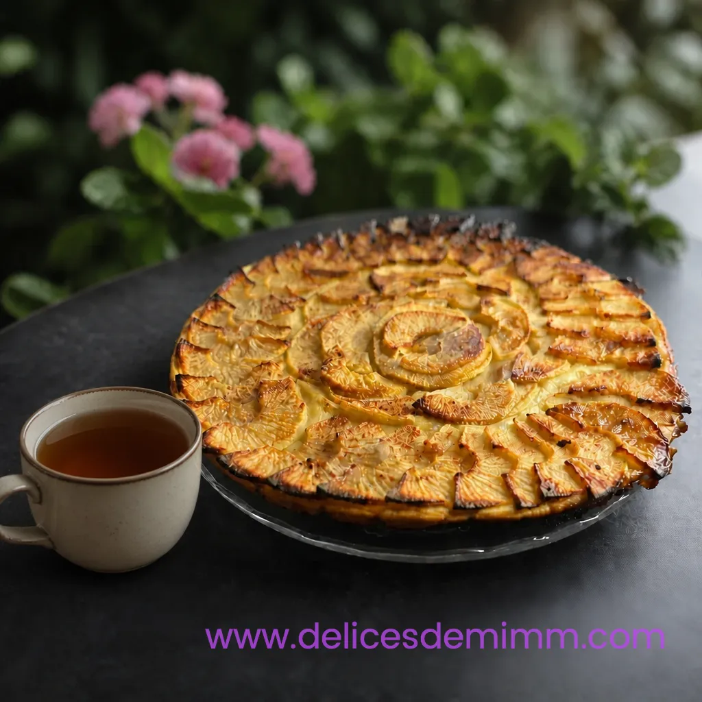 Tarte fine aux pommes et à la cannelle