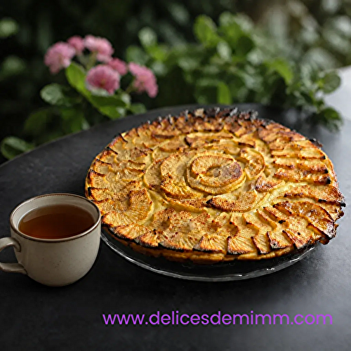 Tarte fine aux pommes et à la cannelle