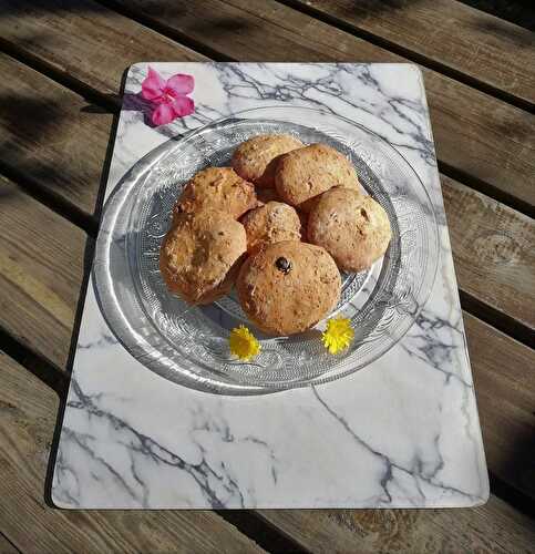 Biscuits au sésame et raisins secs (3 spts) - Les délices de Pauly