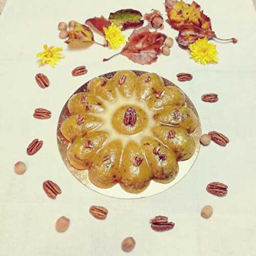 Gâteau d'automne au potiron vert et noix de pécan - Les délices de Pauly