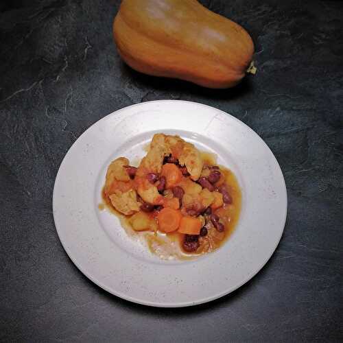 Mijoté de poulet, carottes et haricots rouge au Cookéo (1 spt la part)