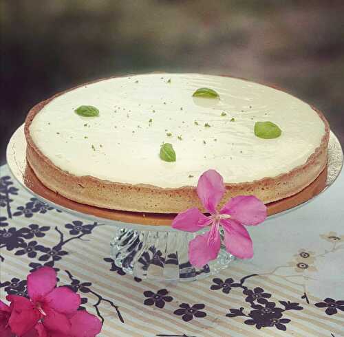 Tarte citron/basilic de Jacques Génin