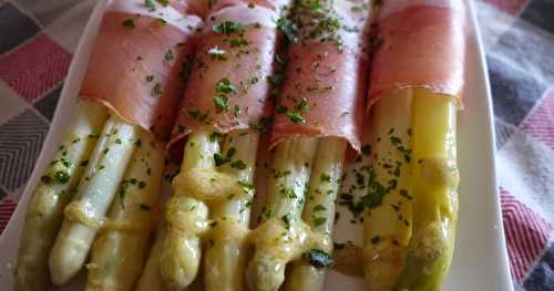 Asperges au jambon