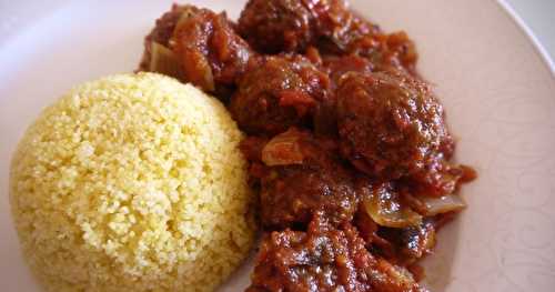 Boulettes kefta façon tajine