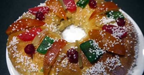 Brioche des rois aux fruits confits 