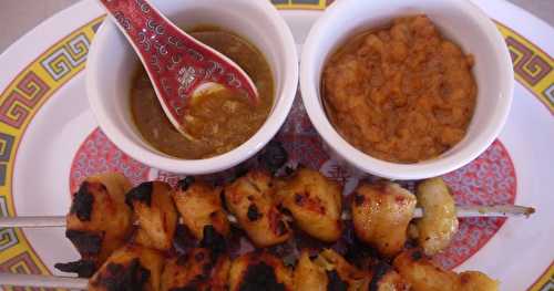 Brochettes de poulet indochinoises