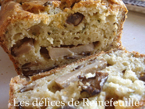 Cake aux champignons sauvages