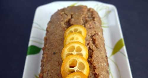 Cake végétal  aux kumquats