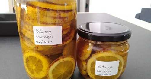 Citrons enragés à l'huile d'olive