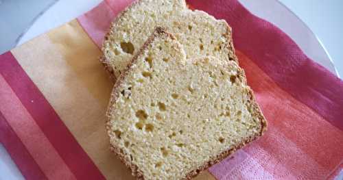 Corn bread (pain au maïs) sans gluten