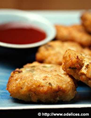 Croquettes de poisson thaïe