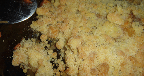 Crumble pomme-rhubarbe