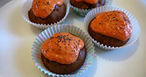 Cupcakes au hareng doux, topping aux piquillos