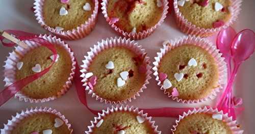 Cupcakes aux pralines roses