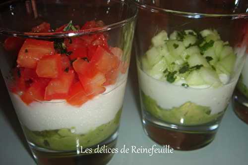 Faisselles en guacamole