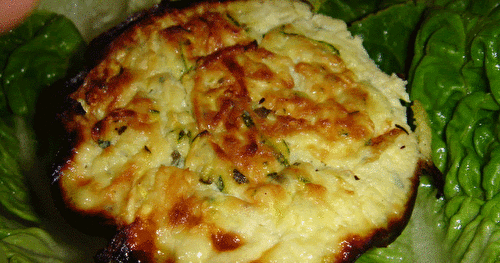 Flans de courgettes à la menthe