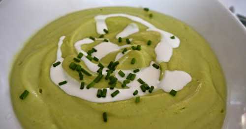 Gaspacho d'avocat au citron vert