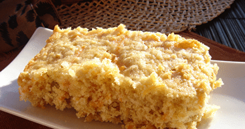 Gâteau aux carottes, raisins, flocons d'avoine