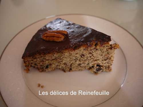 Gâteau aux noix de pécan et chocolat