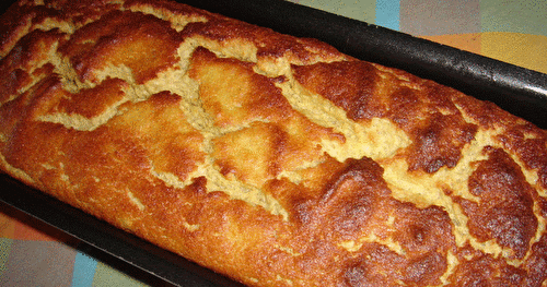 Gâteau de pois chiches aux rhum et aux fruits (sans gluten)