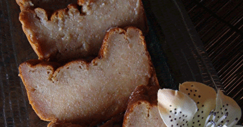 Gâteau fondant banane-gingembre confit