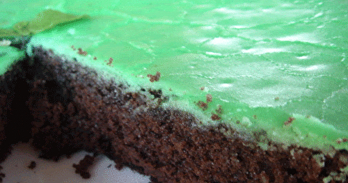 Gâteau menthe-chocolat