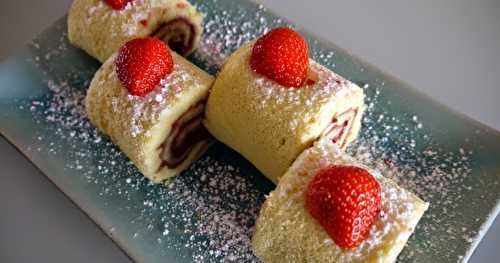 Gâteau roulé à la confiture de fruits rouges