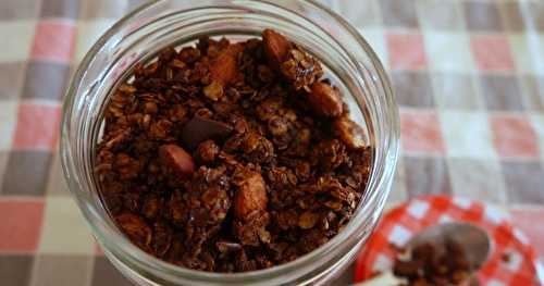 Granola double chocolat et amandes