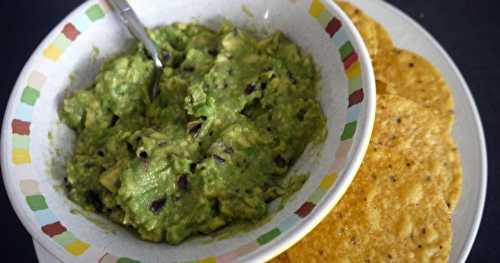 Guacamole aux algues