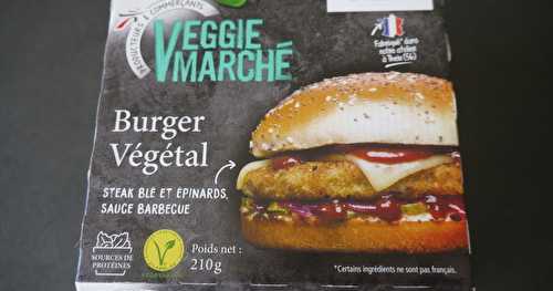 J'ai testé pour vous : le burger  végétal de veggie marché