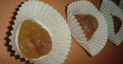 Marrons glacés maison