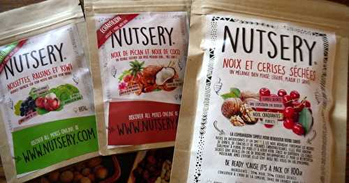 Nutsery, les sachets pleins d'energie