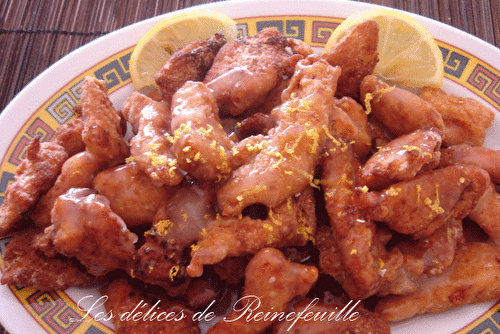 Poulet cantonnais au citron