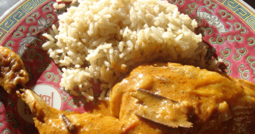 Poulet curry-cacahuètes