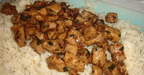 Poulet thaïe au basilic